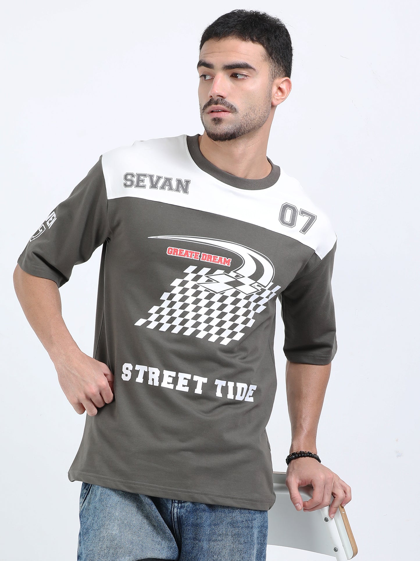 Five Sleeve T-Shirt
